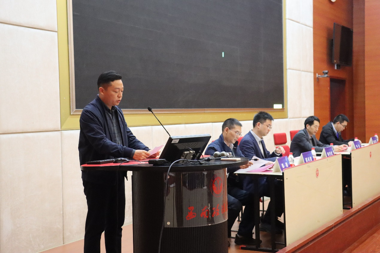 重庆市教育委员会高教处调研员 哈宁武致辞